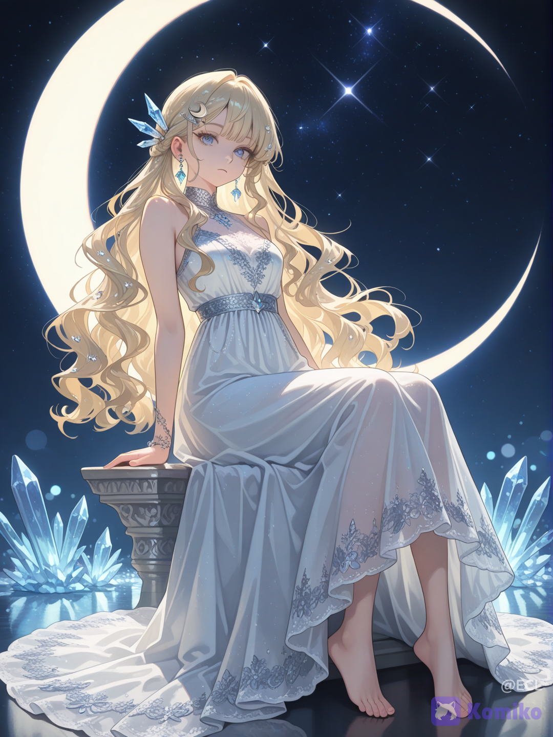 Moonlit Crystal Goddess 🌙