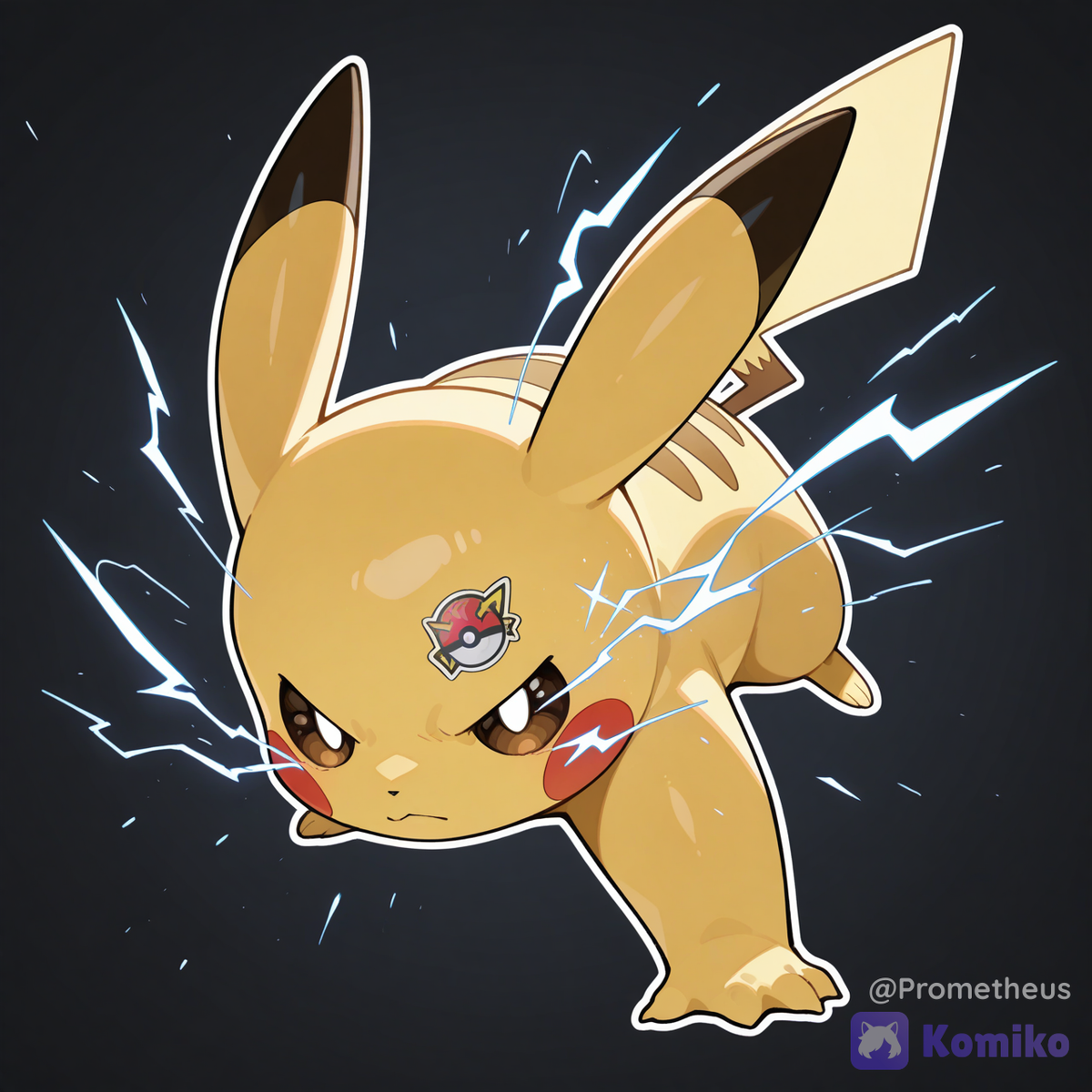 Pikachu sticker