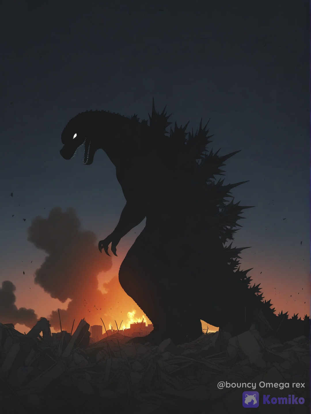 Godzilla in hell