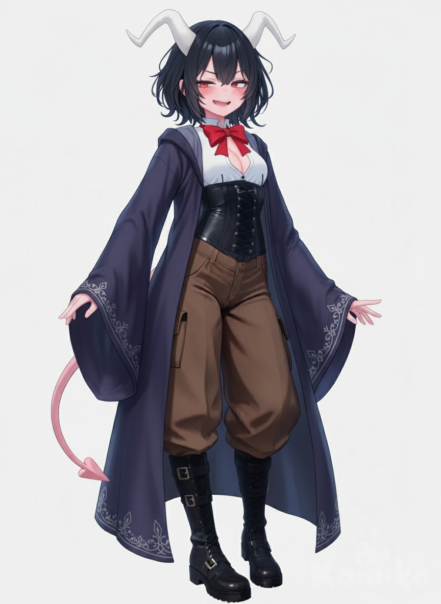 Tiefling mage. 