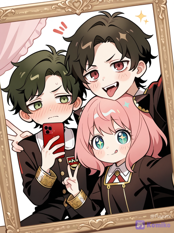 Damian & Anya Selfie Vibes 📸💕