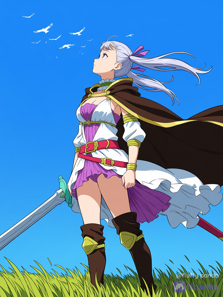 Noelle looking birds