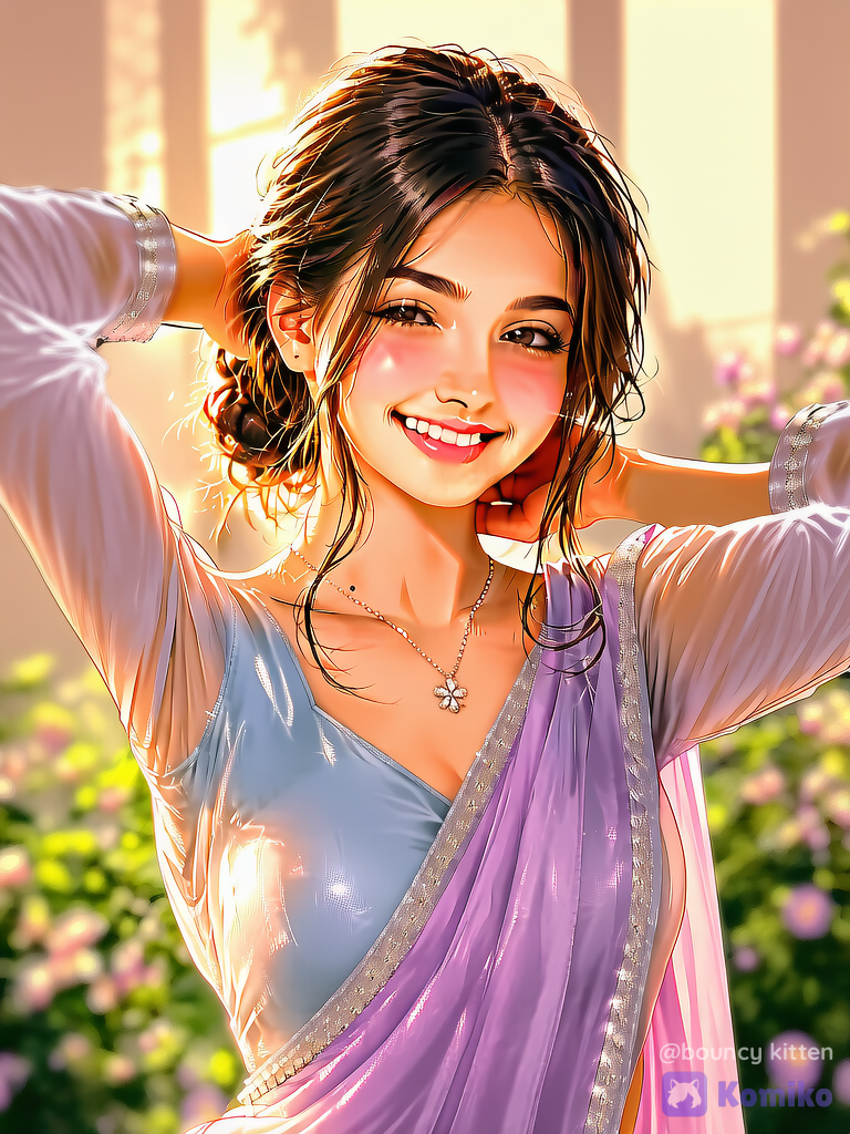 Lady in saree
