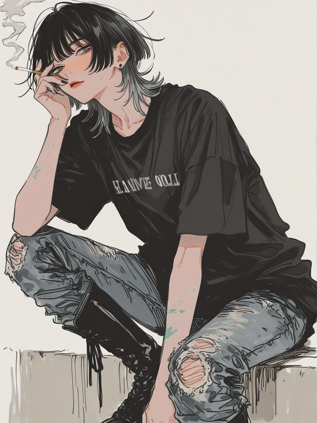 Rough girl