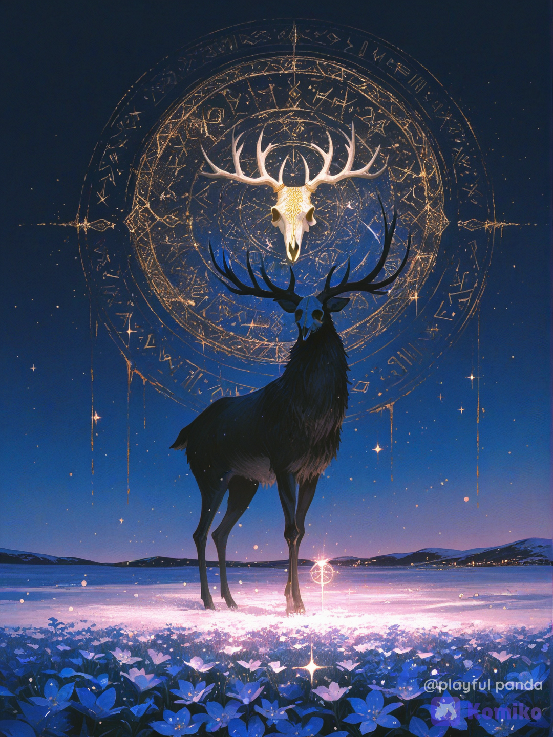 Venado, me encanta como se ve el efecto todo.