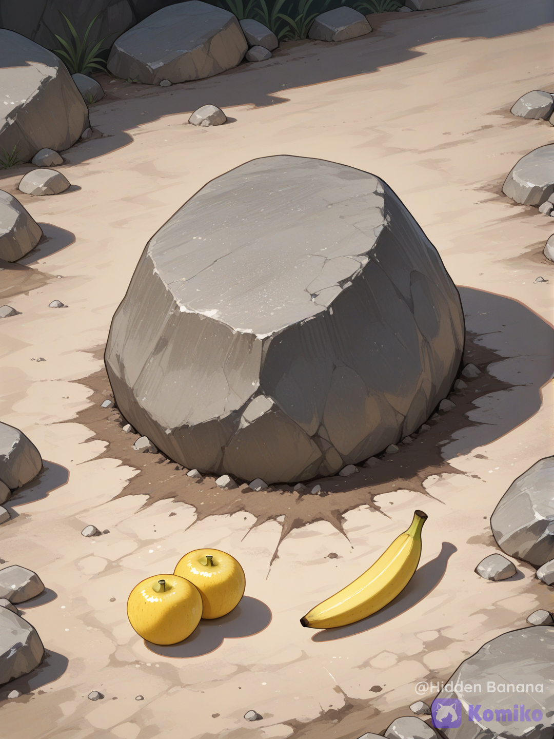 This Rock is not for Smashing Bananas