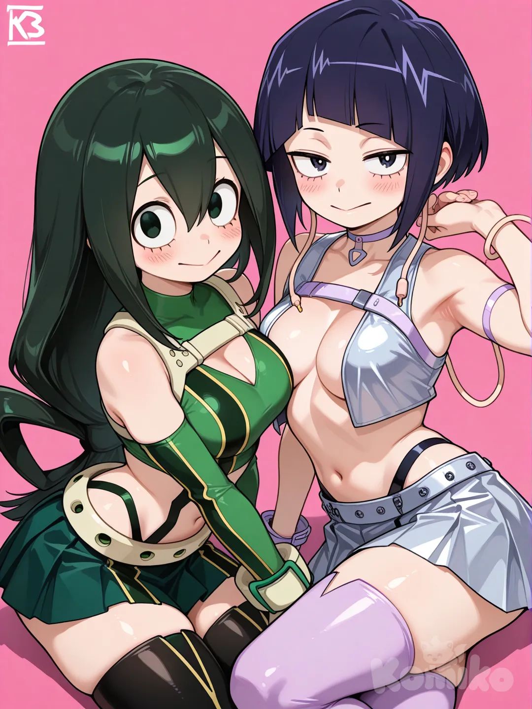 @Jirou_Kyouka, @Asui_Tsuyu 