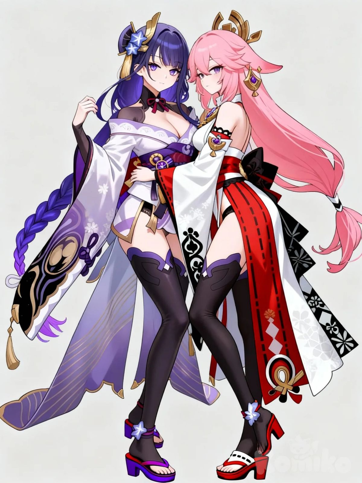 18+, @Raiden_Shogun, @Yae_Miko