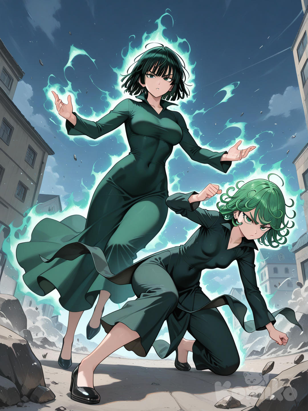 Fubuki y tatsumaki