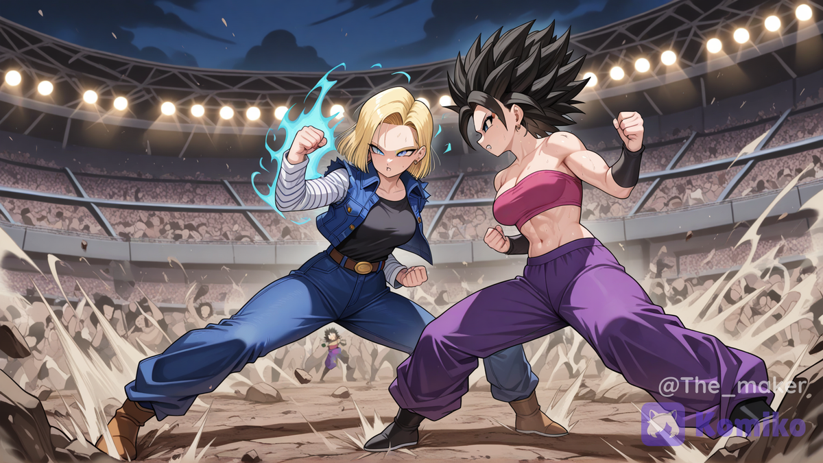 Caulifla vs Android 18