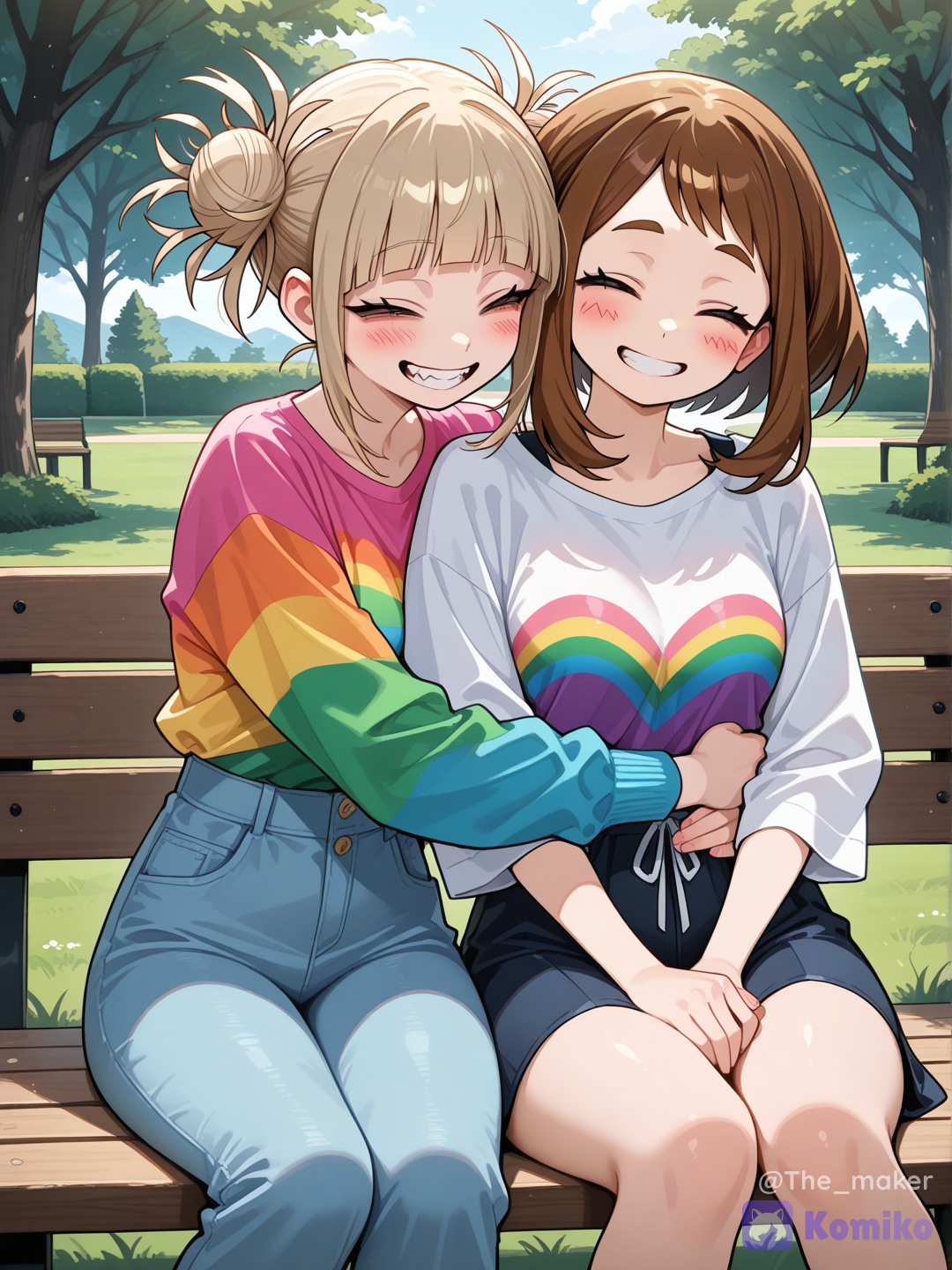 Toga and uraraka
