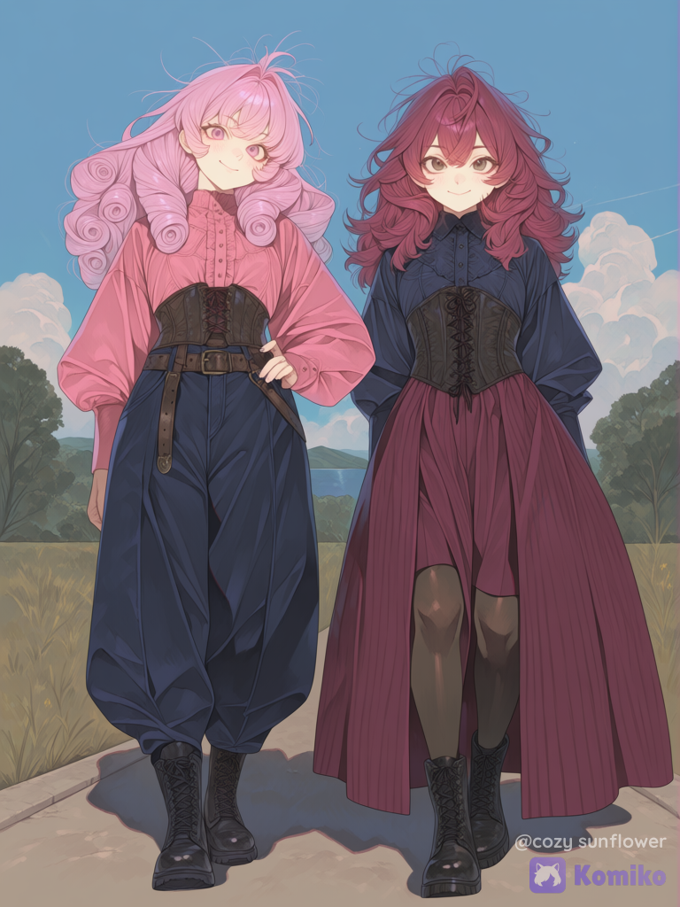 Paseo medieval hermanas