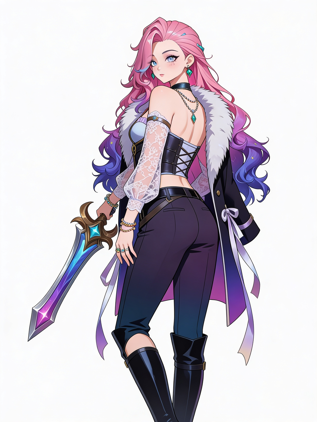 Seraphine’s cute back glance ✨
