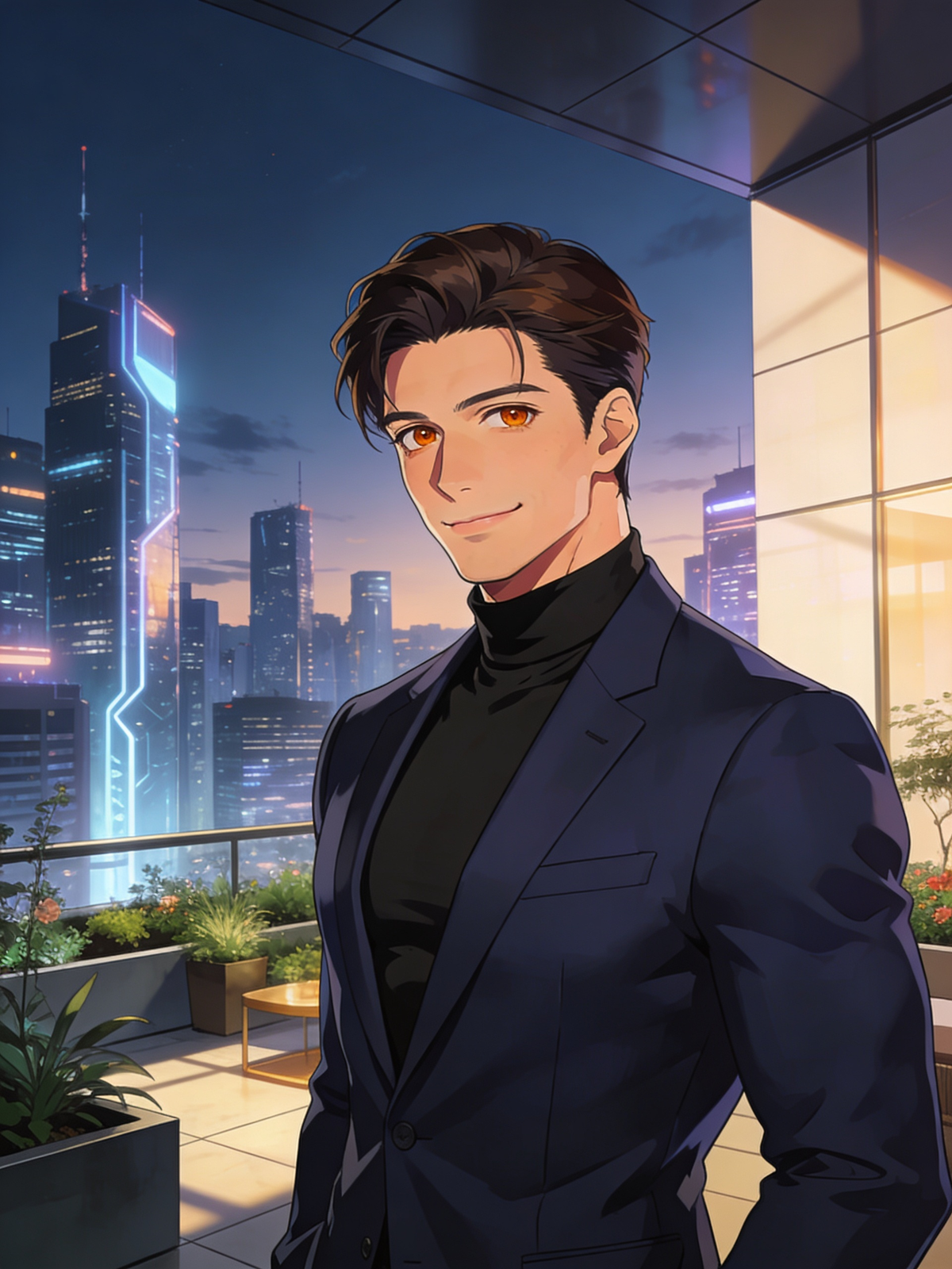 Rooftop CEO Glow ✨🌆