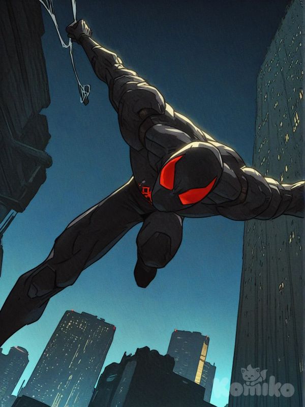 Venomised Miles Morales 