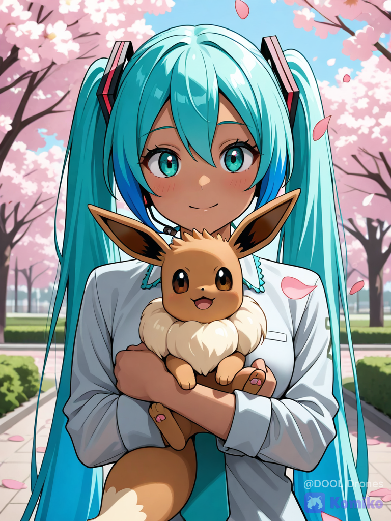miku + eevee