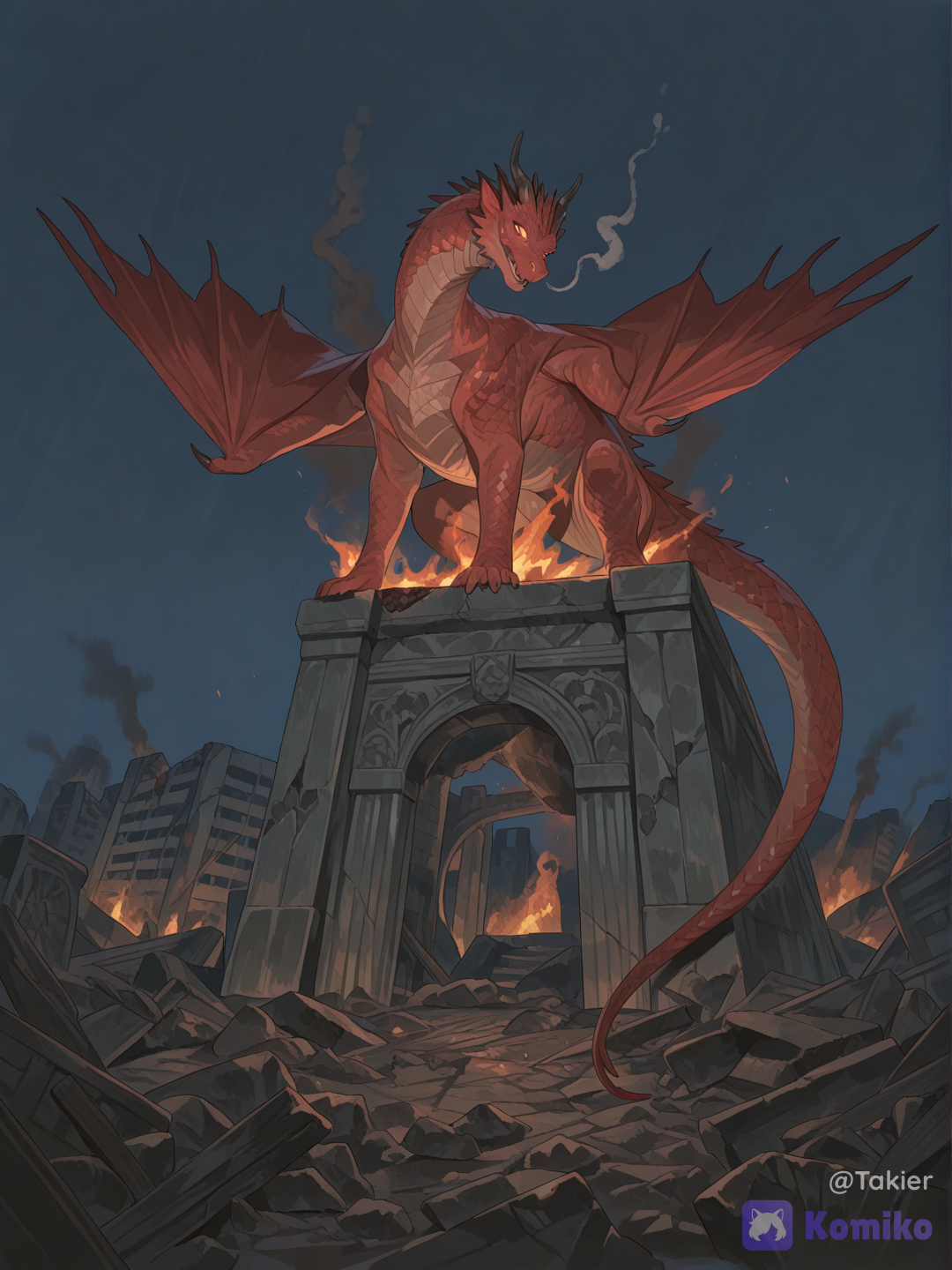Sahara dragon form