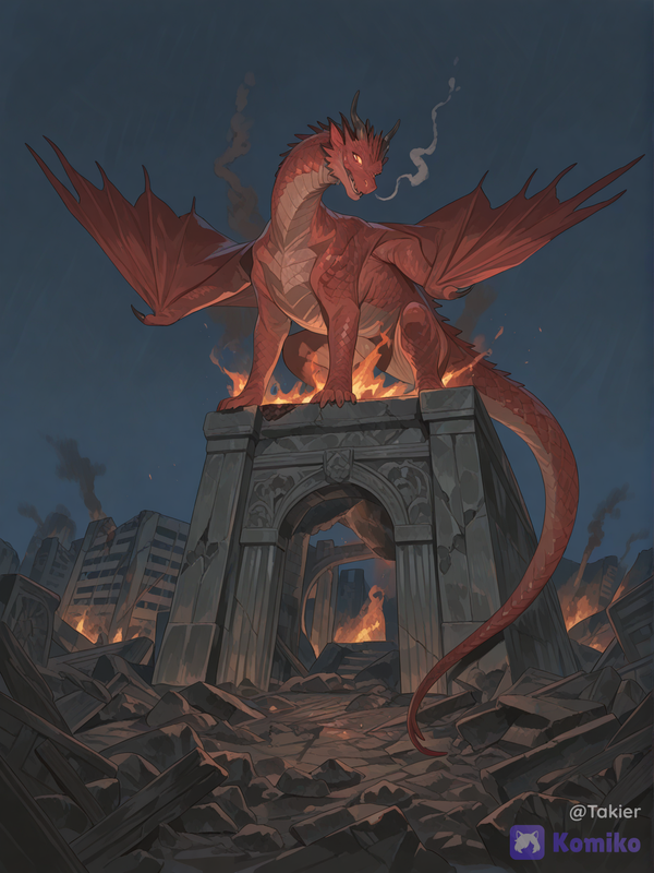 Sahara dragon form