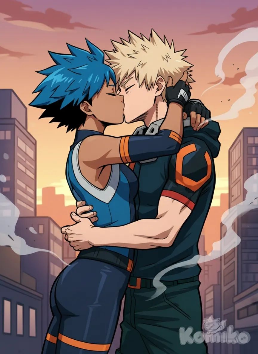 Bakugo x My oc Jeida :D