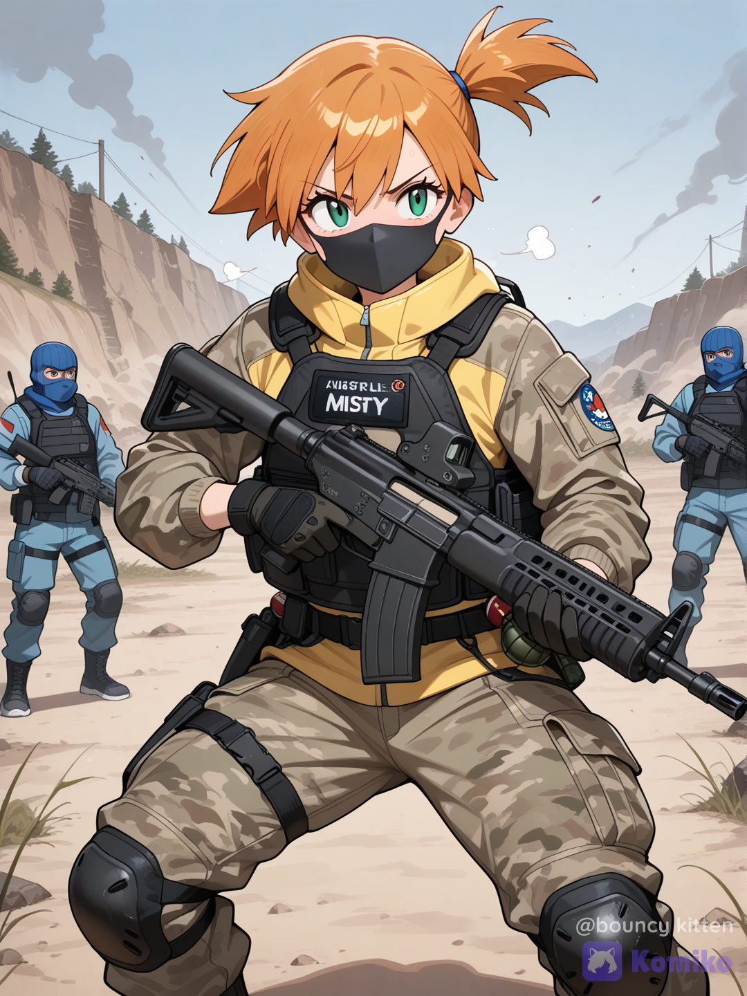 Misty prepares for serious stuff