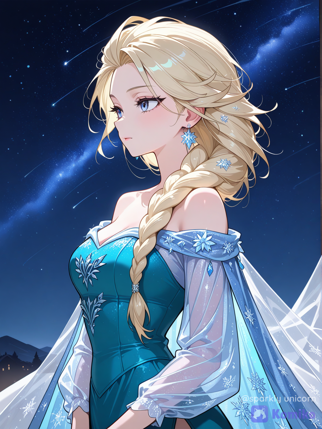 The Disney princess's new look after awakening her powers.