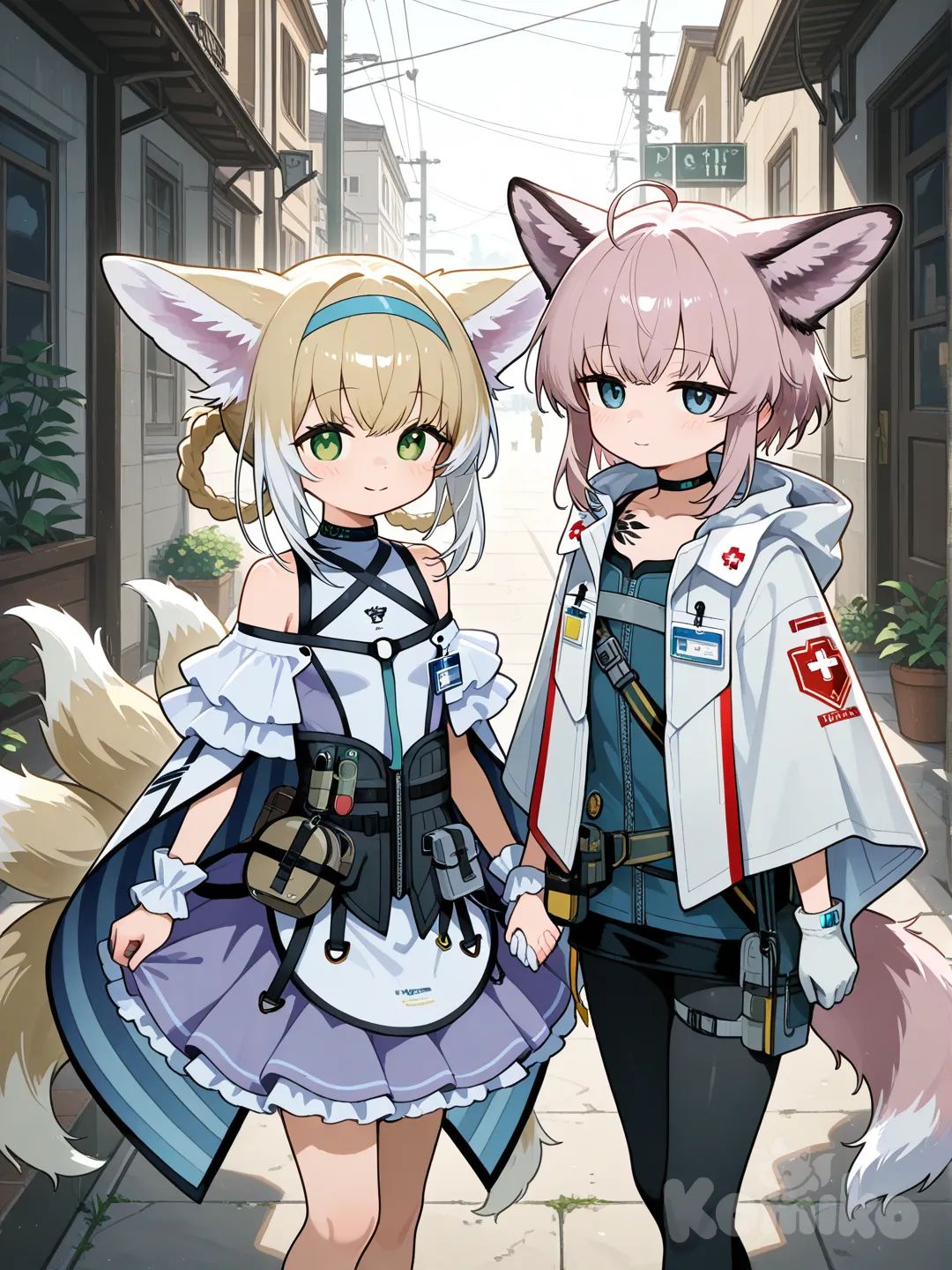 suzuran (arknights), sussurro (arknights), 