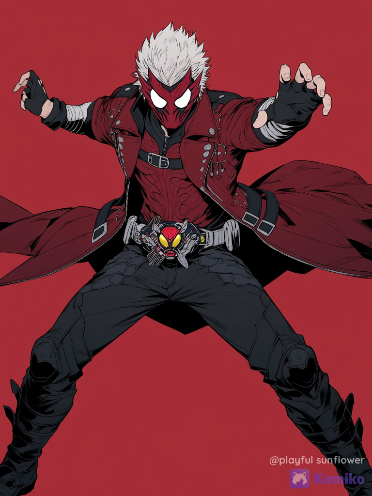 Dante quiere ser un kamen Rsider