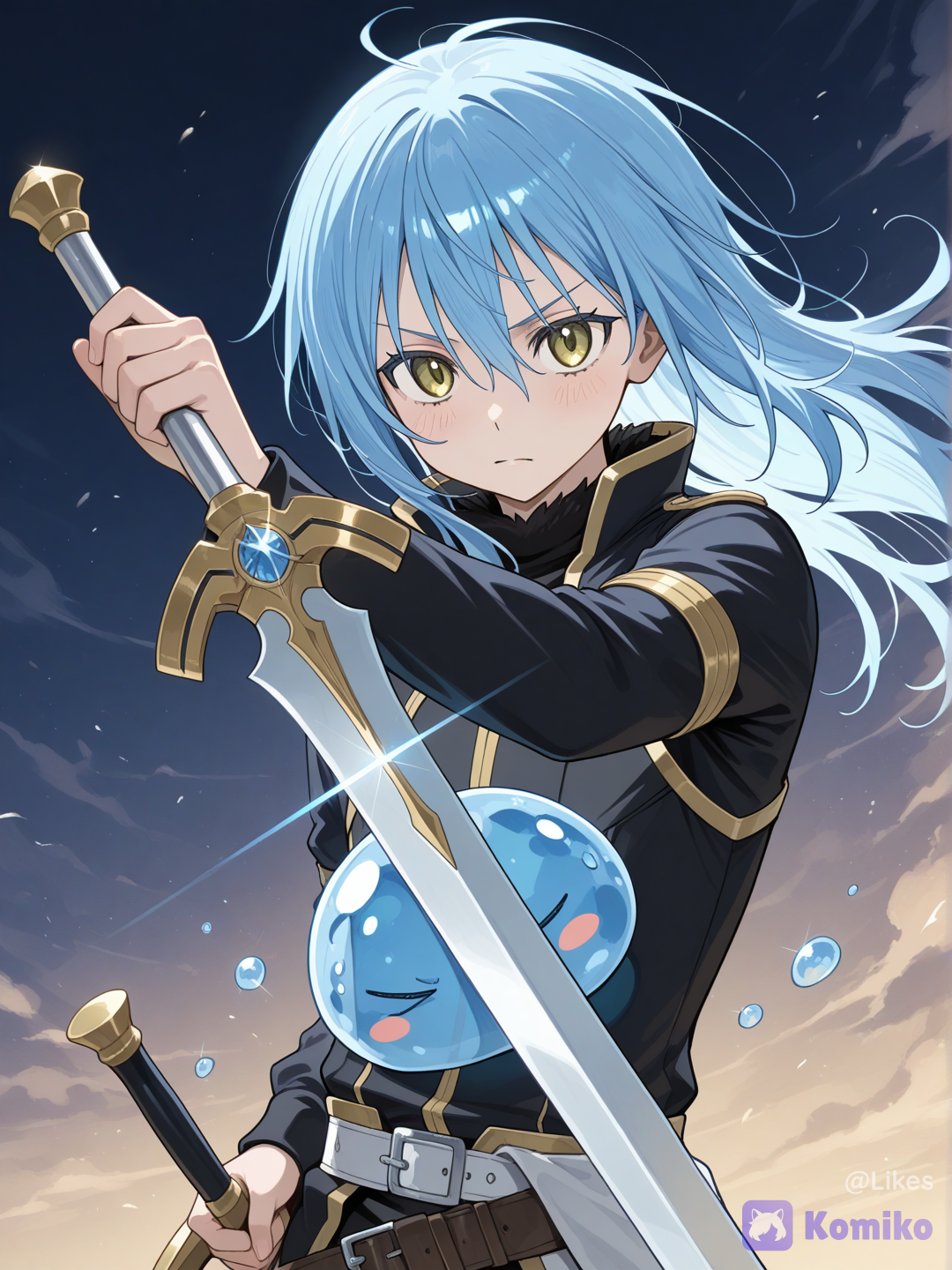 Rimuru Tempest sabre de platine 