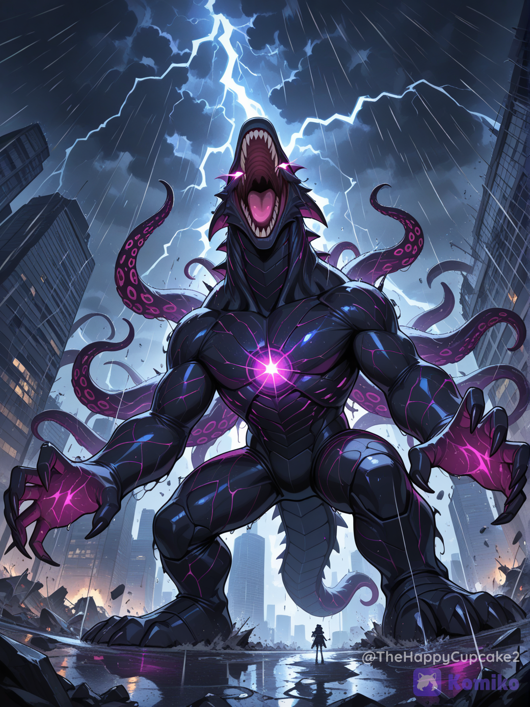 Cosmic kaiju entry