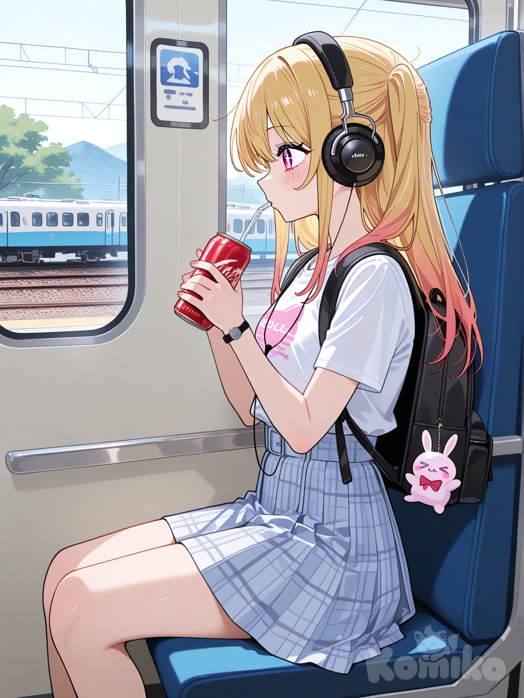 On the train