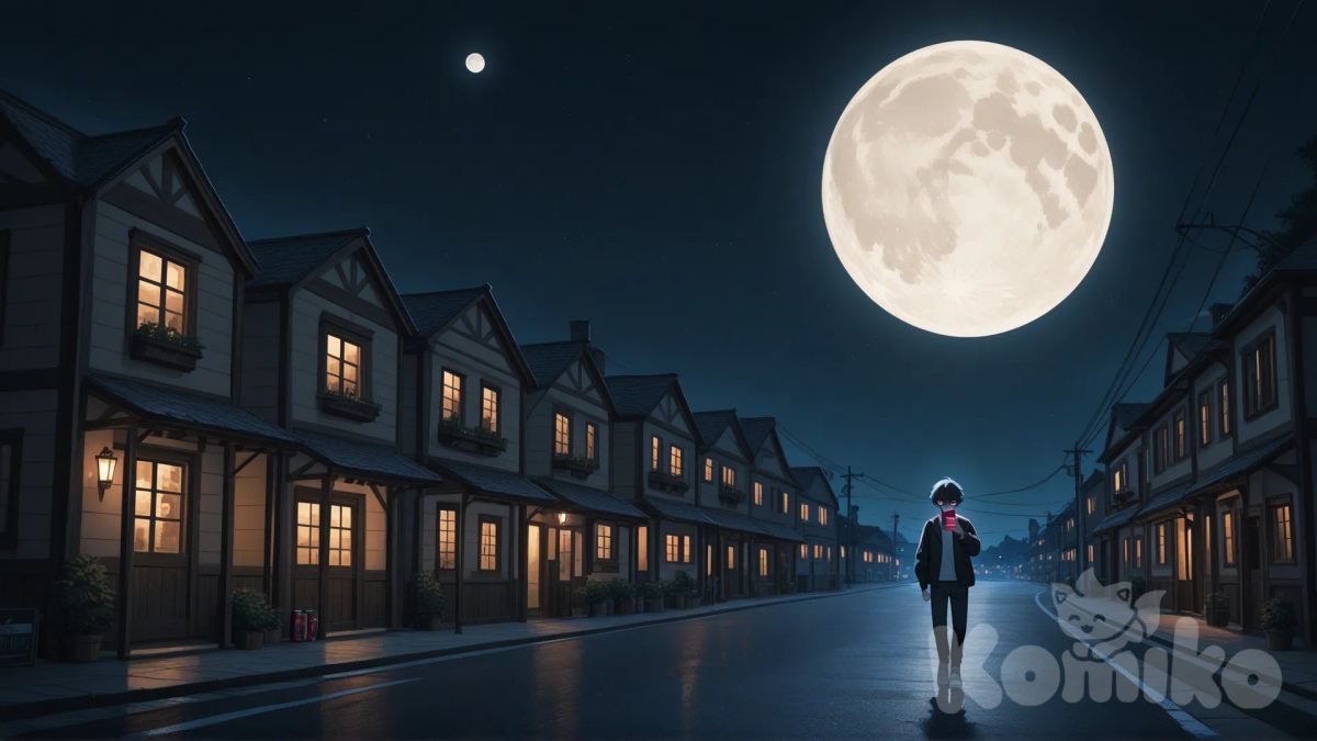 If that's the moon up there, what's this big one?