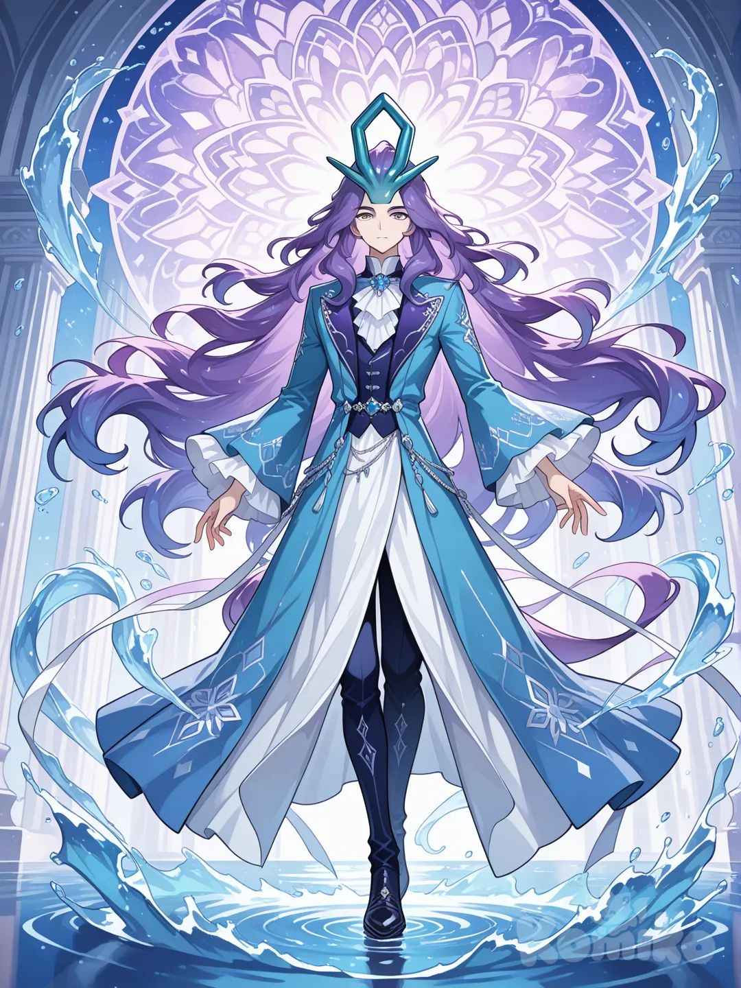 @Suicune human form boy