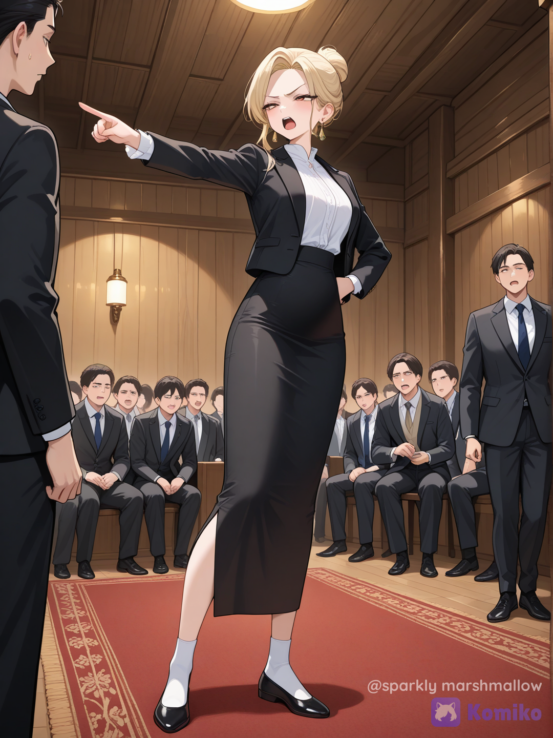 Manager angry