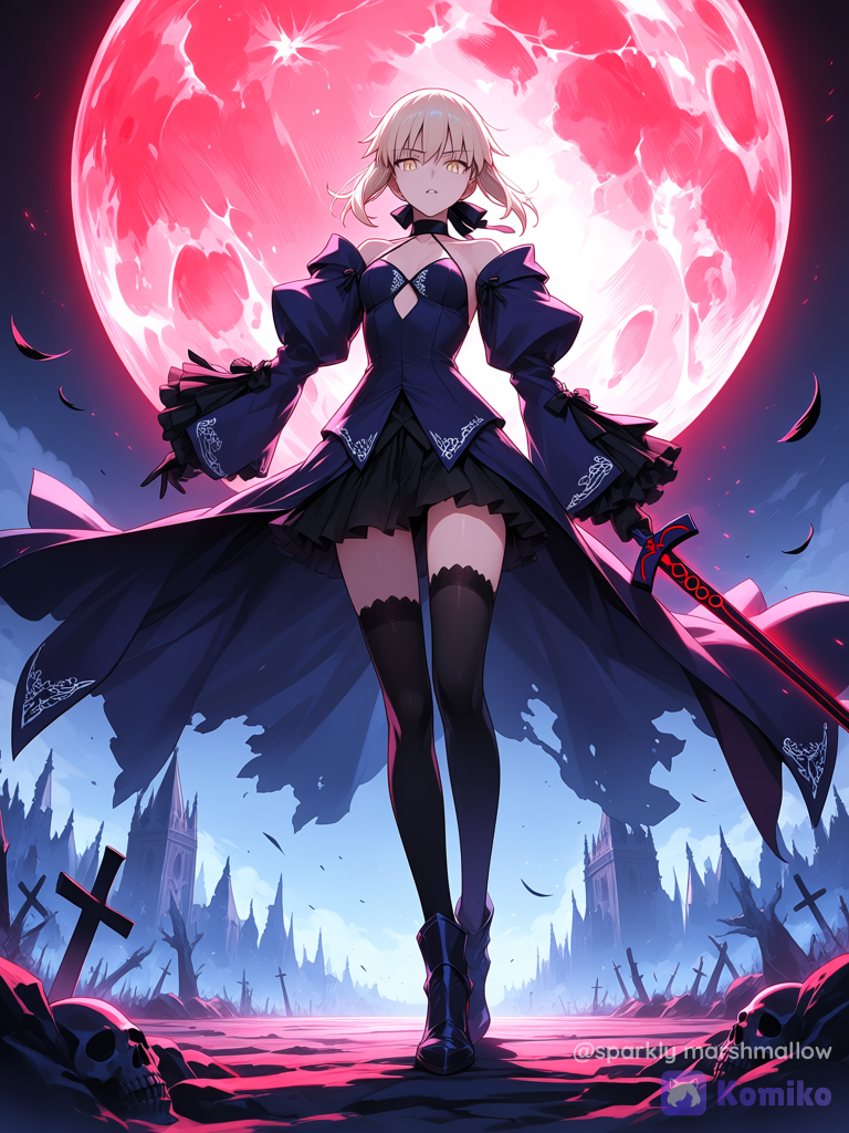 Saber(alter) crimson