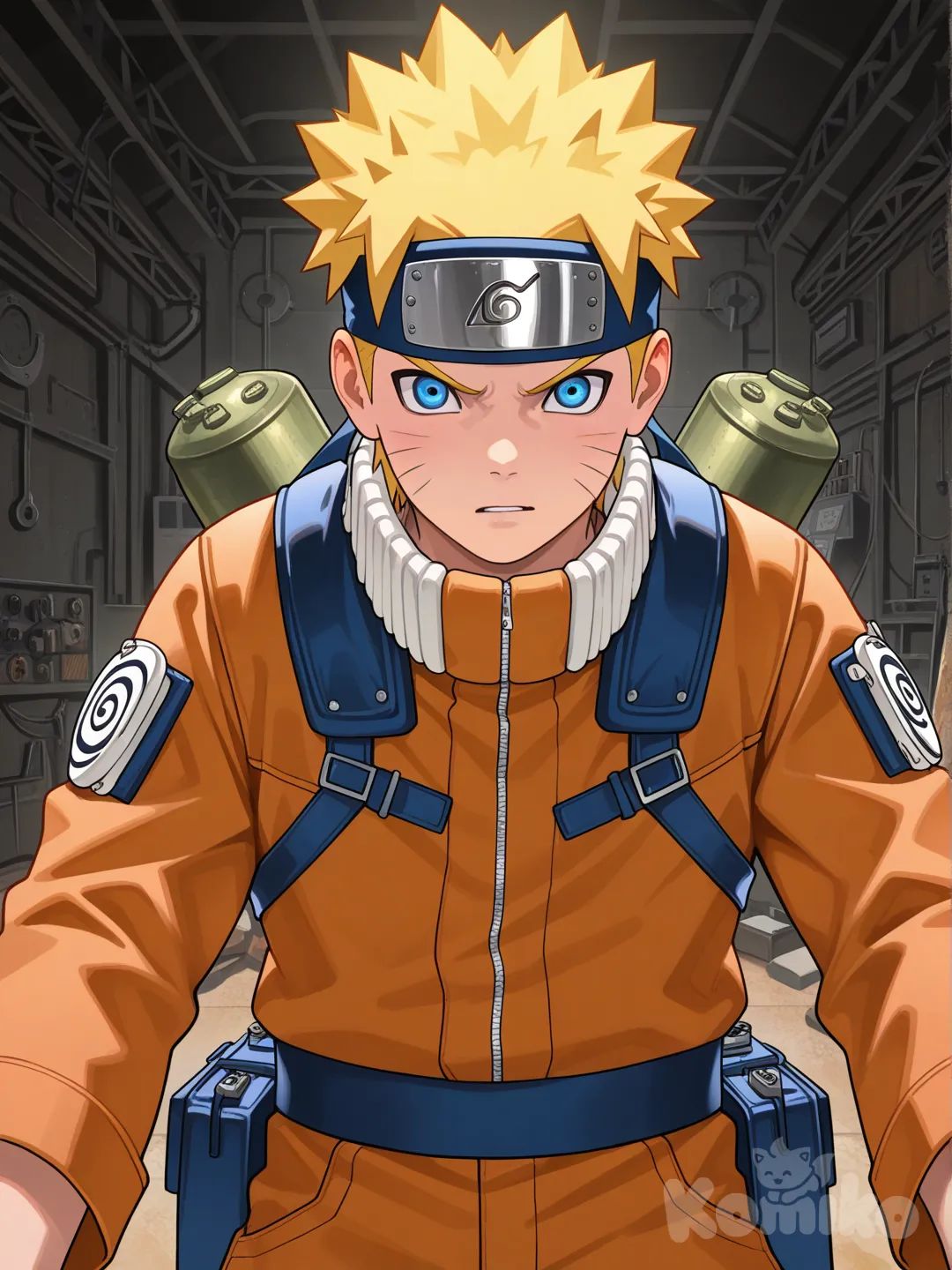 Naruto making a nuke