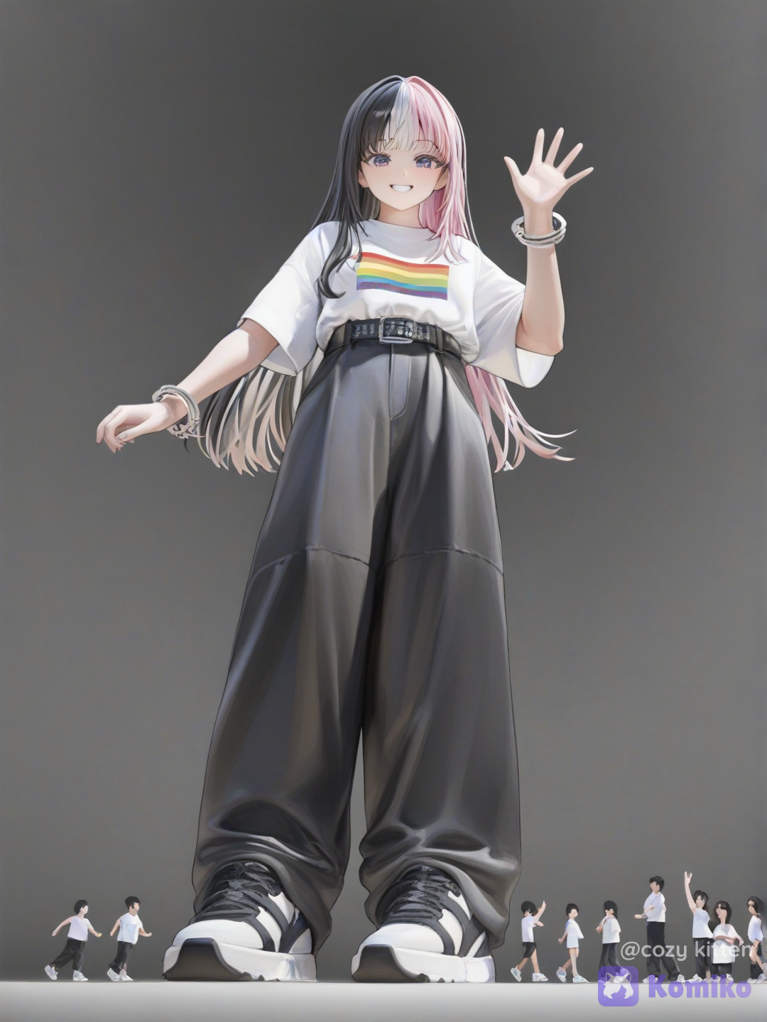 "Jaeger" celebrates Pride Day.