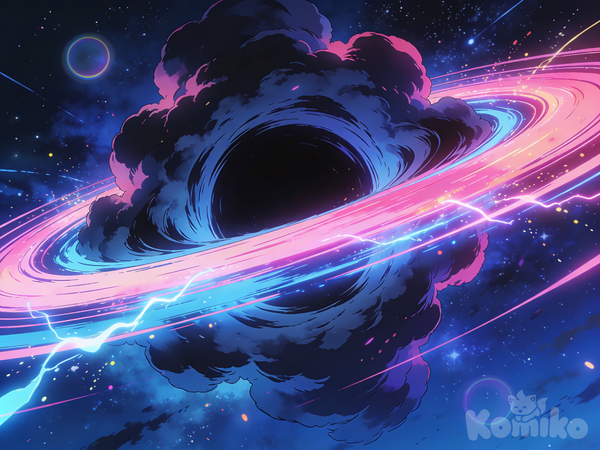 Clouds around a black hole