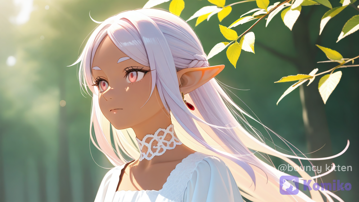 Frieren in the forest