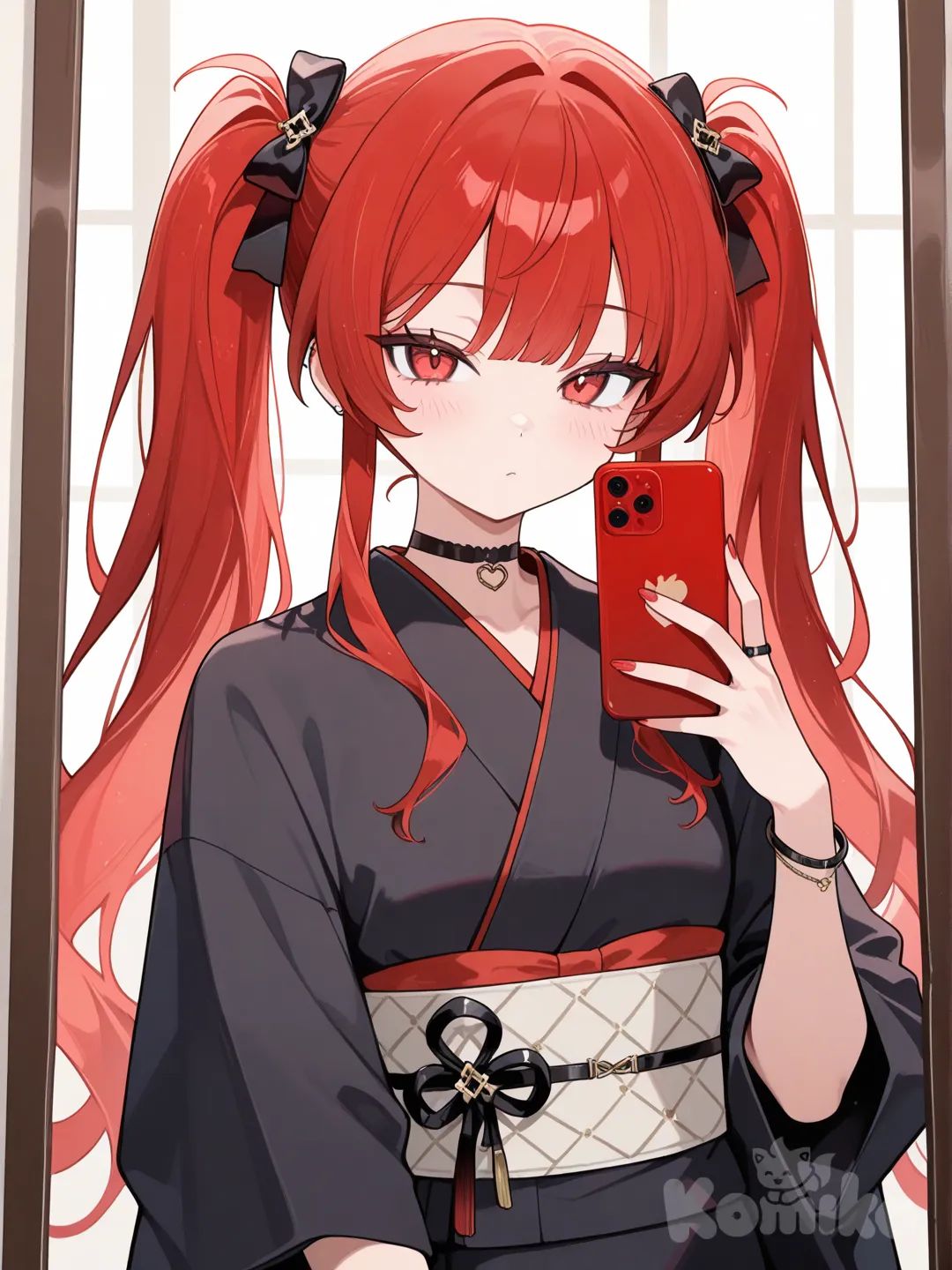 Velvet in a Kimono