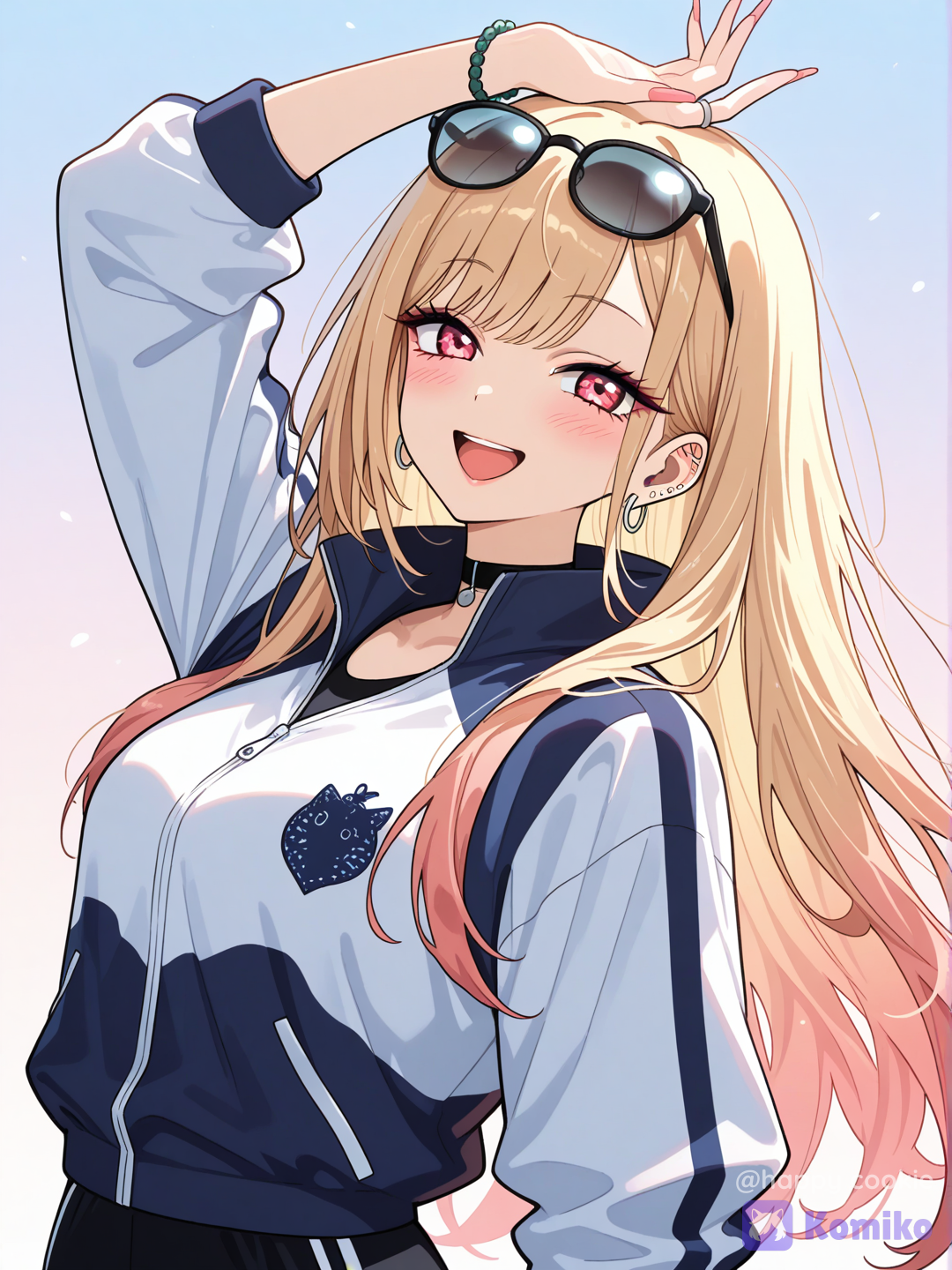 Marine Kitagawa in a sports jacket