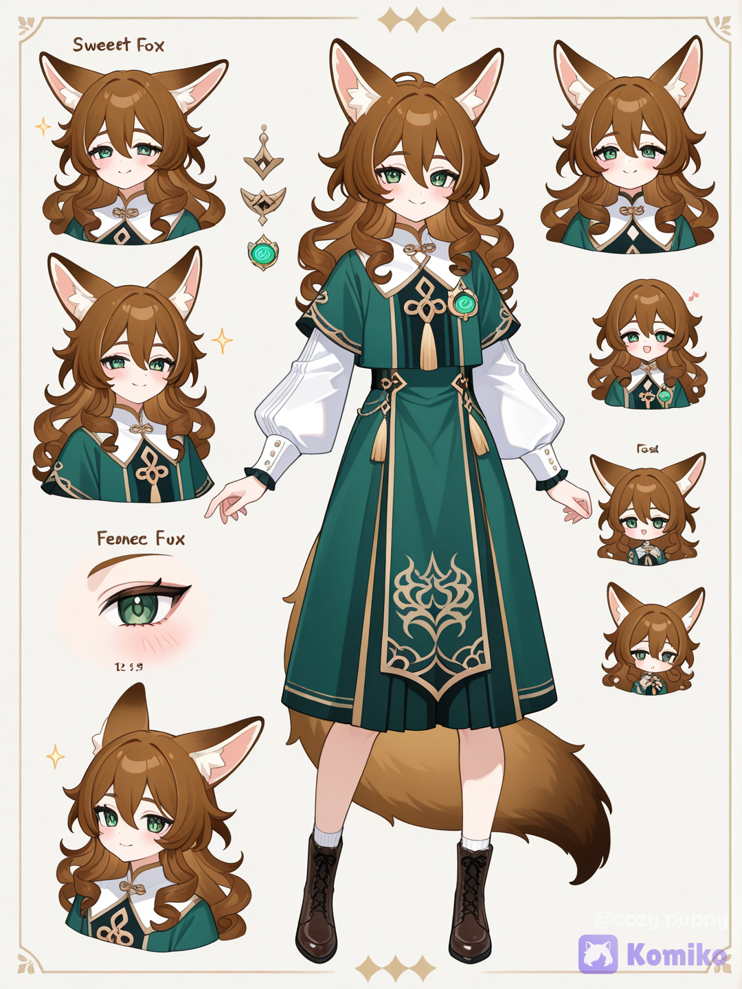 GENSHIN fox fox girl 