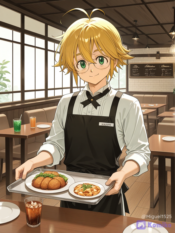 Meliodas (quien se atreve a probar su comida?)