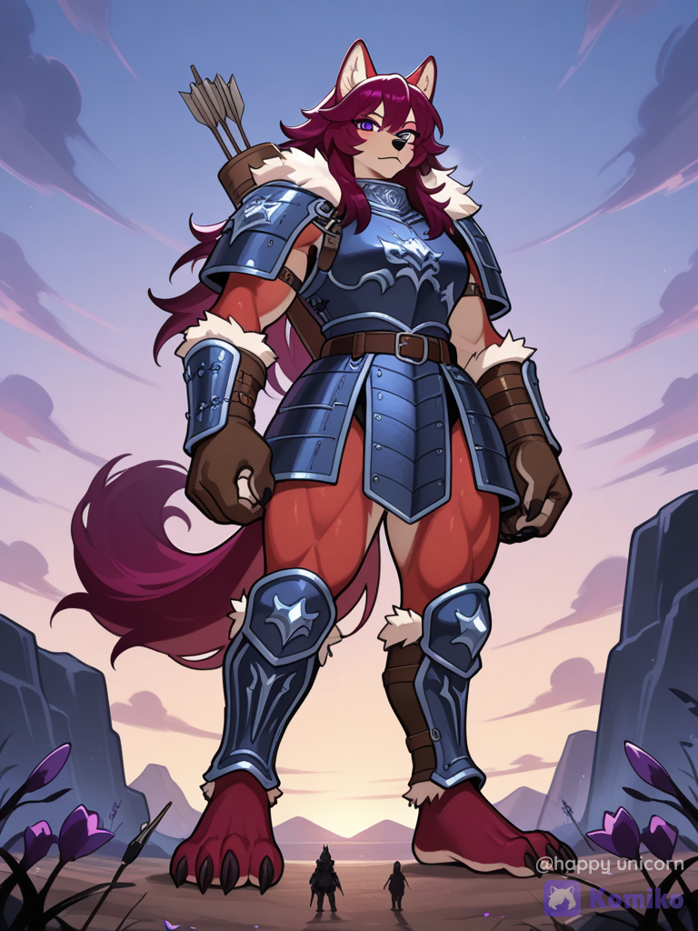 Komiko's Epic Stand 🐺💜