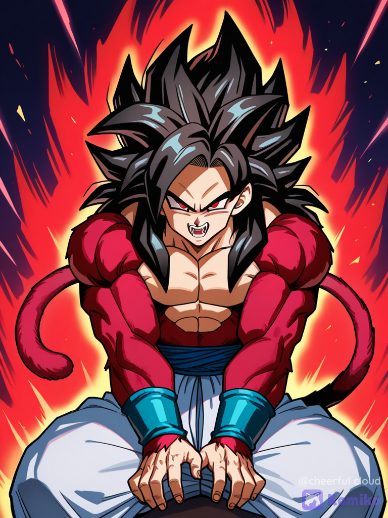 Súper Sayan fase 4 "evil"