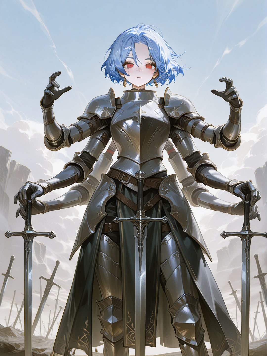 aragne la caballero de las 6 espadas