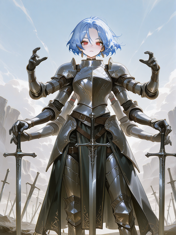 aragne la caballero de las 6 espadas