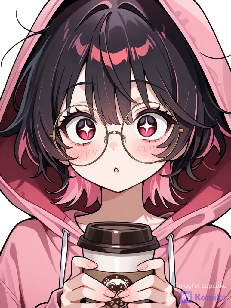 Cute girl drinking her own coffey