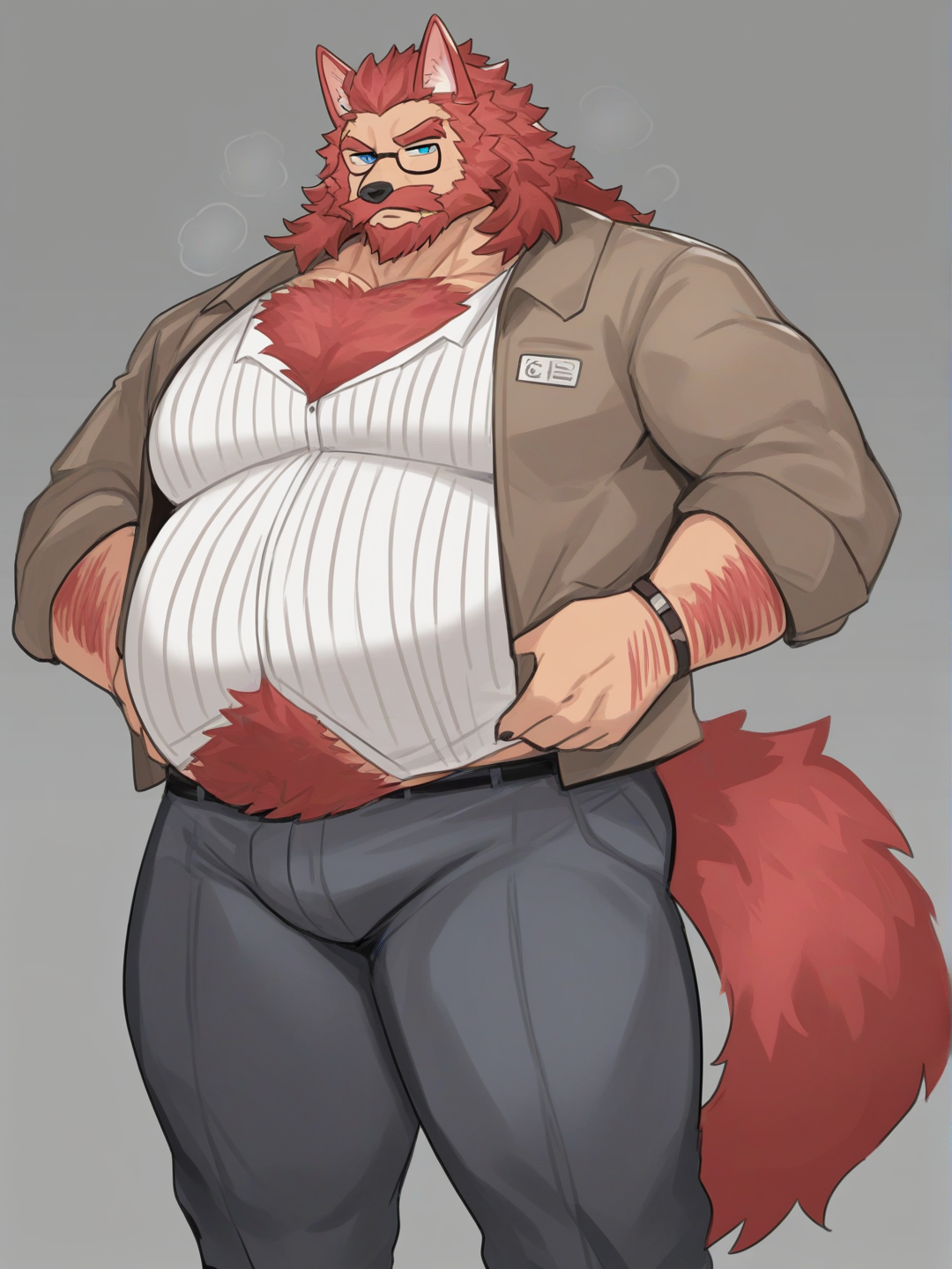 my big furry oc