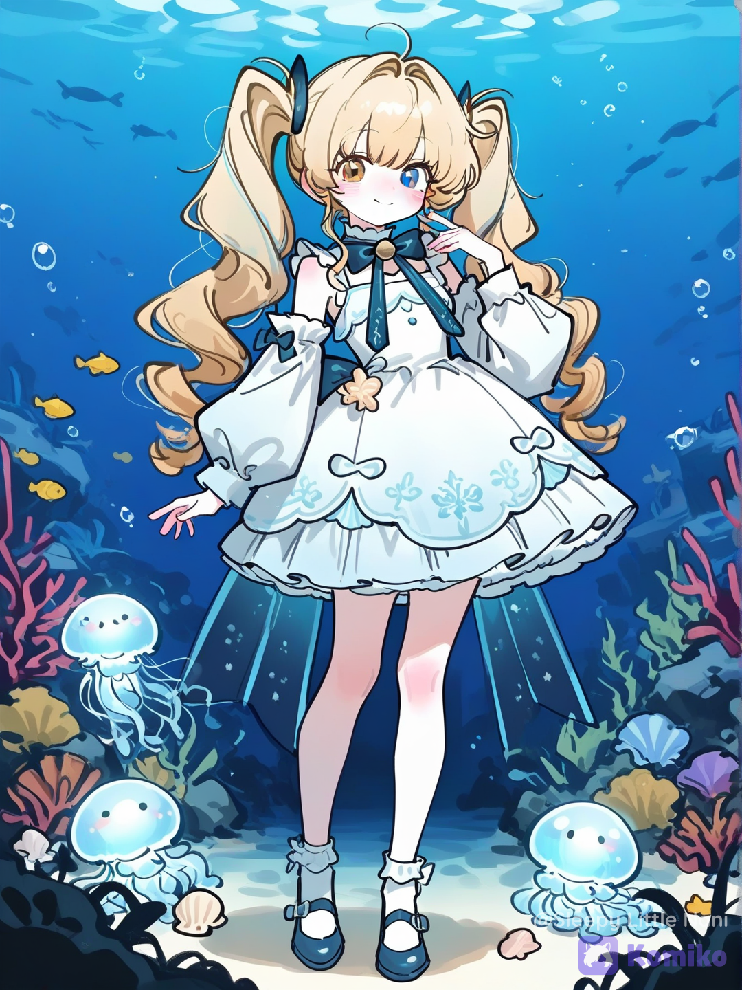 Nani under the Water 💦✨🐟