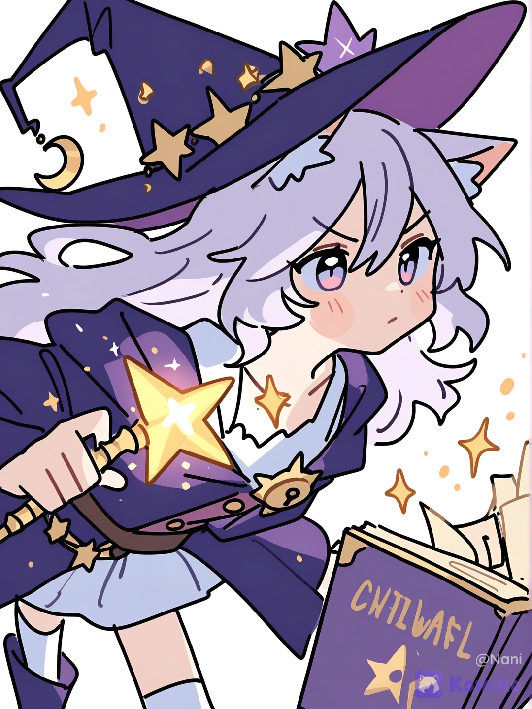 beautiful magic witch